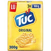 Los mejores  - LU Tuc - Galletas Crackers Saladas Originales - Pack Ahorro de 3 x 100 g